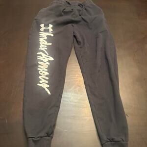 Under armour black joggers with